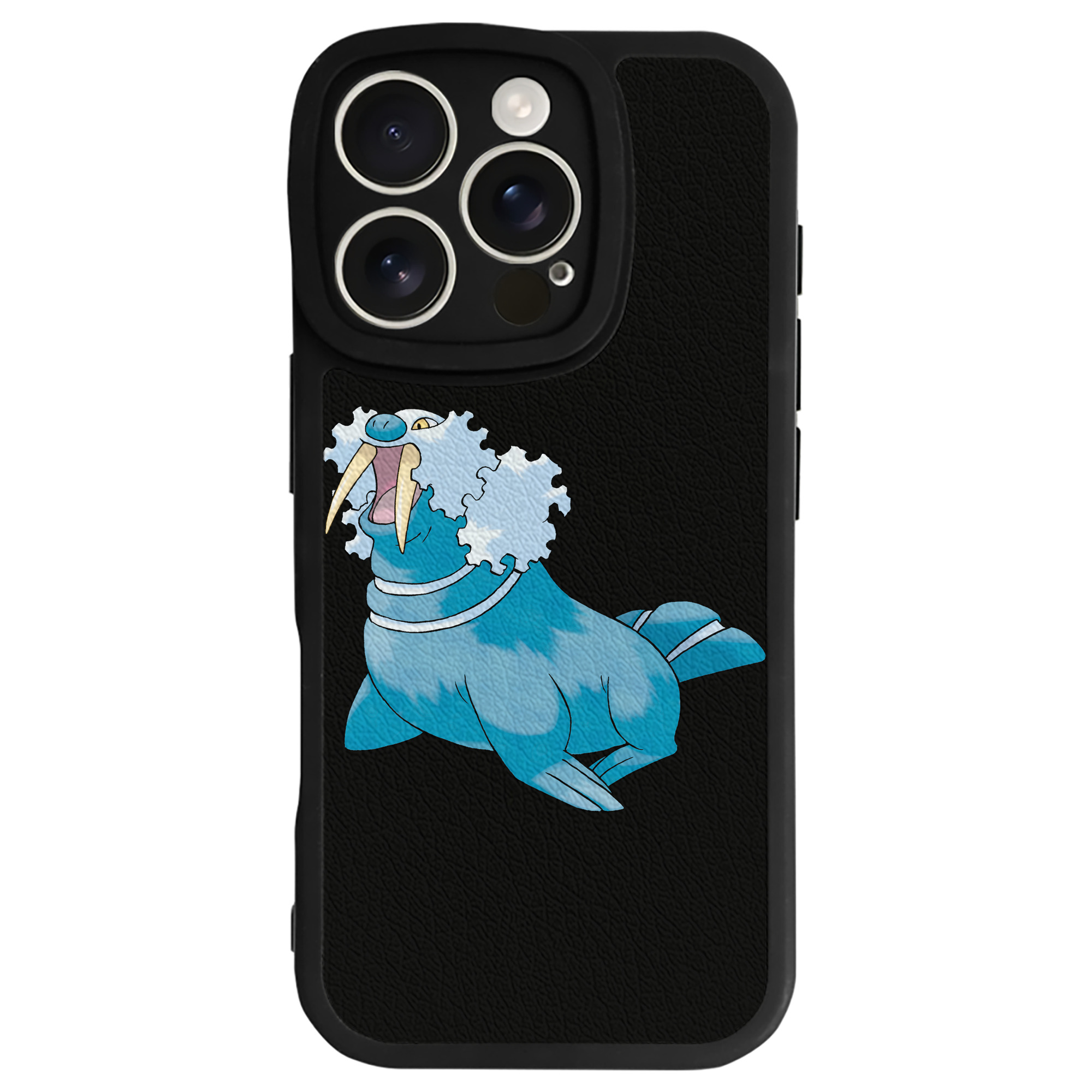 （画像用） ポケットモンスター Pokémon 【iPhone 16シリーズ対応】シリコンスマホケース（レザー調） 材質：シリコン
